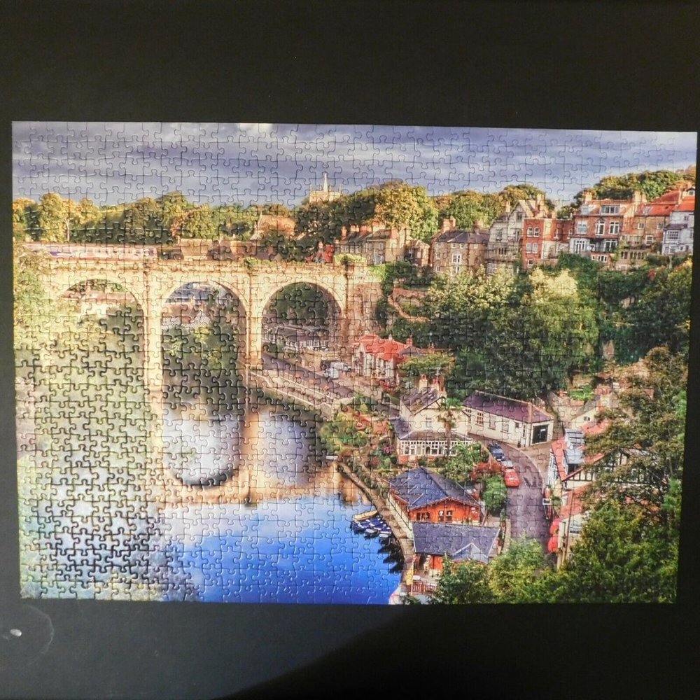 Ravensburger Over the River 1000 Piece Jigsaw Puzzle Photograph 2014 COMPLETE - Picture 2 of 9